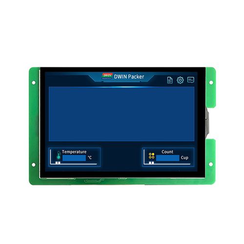 Monitor für Industriemaschinen - DMG12800C070_03W - Beijing DWIN Technology Co., Ltd. - TFT-LCD / mit resisitivem Touchscreen / mit kapazitivem Touchscreen