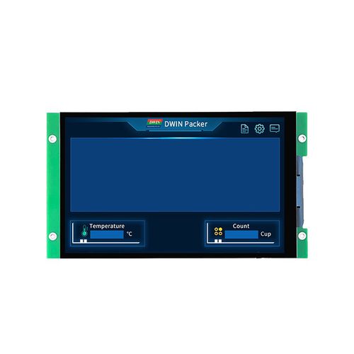 Industrie-Anzeigetafel - DMG12800T080_01W - Beijing DWIN Technology Co., Ltd. - TFT LCD / IPS / mit kapazitivem Touchscreen