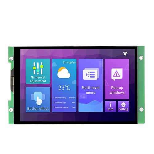 Displaymodul / TFT LCD - DMG12800K080_03W - Beijing DWIN Technology Co., Ltd. - IPS / Farb / hochauflösend