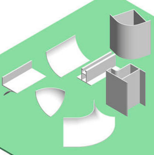 Profil für Reinraum - ALBIAN GROUP - Aluminium / L / T