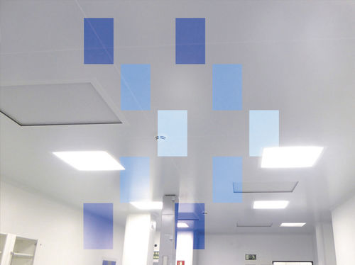Dämmplatte für Decke - ALBIAN GROUP - Schaumstoffkern / mit Aluminiumdeckblech / für Labor