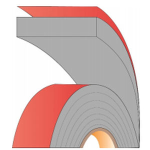 Doppelseitiges Klebeband - SilverTape™ AM9302 - AFTC group - Acryl / aus Acrylschaum / Aluminium