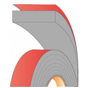 Doppelseitiges Klebeband - SilverTape™6004 - AFTC group - Acryl / aus Acrylschaum / Aluminium