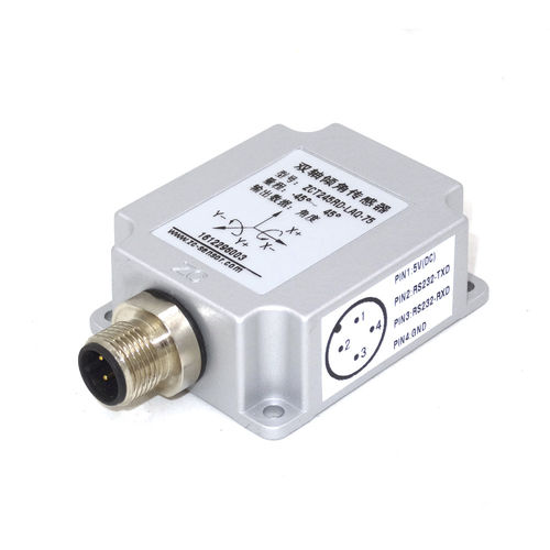 Zwei-Achs-Neigungssensor - ZCT245RD-LAQ-75 - Shanghai Zhichuan Electronic Tech Co., Ltd - RS-232 / IP67 / dynamisch