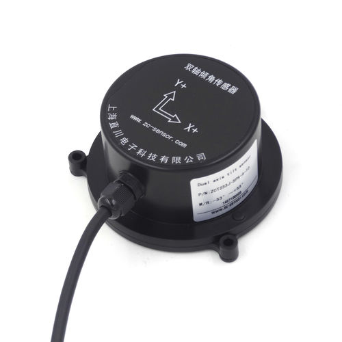 Zwei-Achs-Neigungsmesser - ZCT233J-SPS-A-10 - Shanghai Zhichuan Electronic Tech Co., Ltd - mit Stromausgang / IP67 / zur Winkelmessung