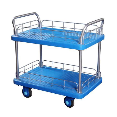 Transportwagen - FC-7003 - ChengDu SanJi Technology Co.,LTD - PVC / 2 Ebenen / für Industrieanwendungen