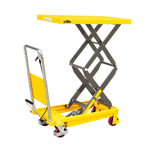 Doppelscheren-Hubtisch - SP series - ChengDu SanJi Technology Co.,LTD - hydraulisch / manuell / mobil