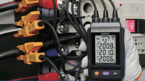 Dreiphasen-Spannung-Detektor - PD3 - HIOKI EUROPE GmbH - Phasen / digital / tragbar