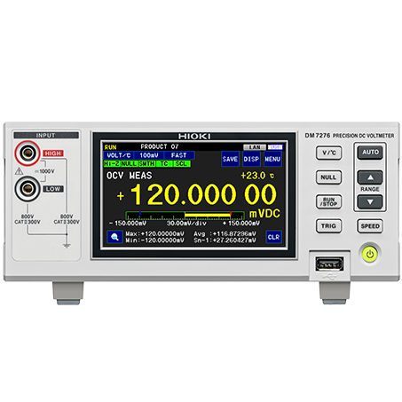 Digitales Voltmeter - DM727 series - HIOKI EUROPE GmbH - stationär / DC