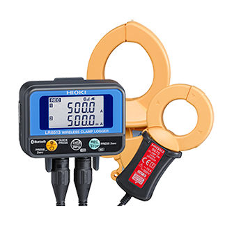 Strom-Datenlogger - LR8513 - HIOKI EUROPE GmbH - drahtlos / mit LCD-Display / zur Leckdetektion