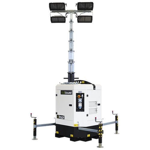 LED-Lichtmast - Okapi - italtower.como - batteriebetrieben