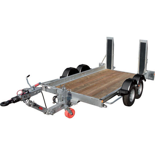 Baumaschinentransporter-Anhänger - PEG-D series  - ECIM Remorques - für Industriematerial / Baustellen / für Fahrzeuge