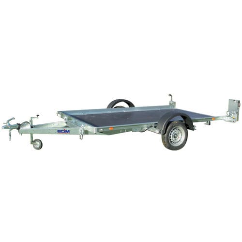 Plattformanhänger - REV series  - ECIM Remorques - für Industriematerial / Baustellen / für Abfall