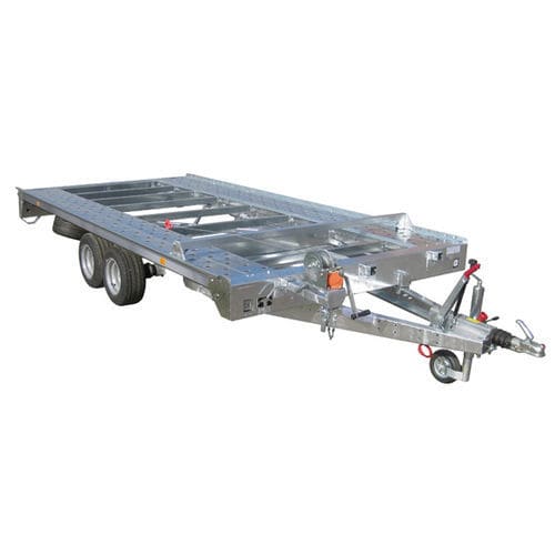 Anhänger für Automobile - PV PRO series  - ECIM Remorques - 2-Achsen / mit Hydraulikbremse