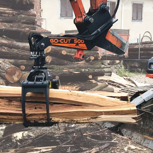 Horizontaler Holzspalter - GO-CUT series - CEA AGRIFOREST