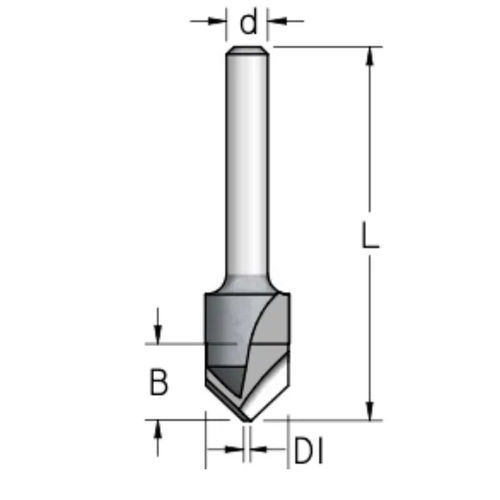 Nutenfräser - 0008605883 - BUGATOOL MACHINES SL - Schlicht / für Verbundstoffe