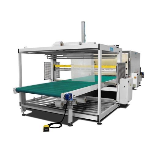 Automatische Schrumpffolienverpackungsmaschine - ERB series - CONSTRUCCIONES METÁLICAS J BARBERAN, SA - für Möbel / für Keramikprodukte / für Textilien