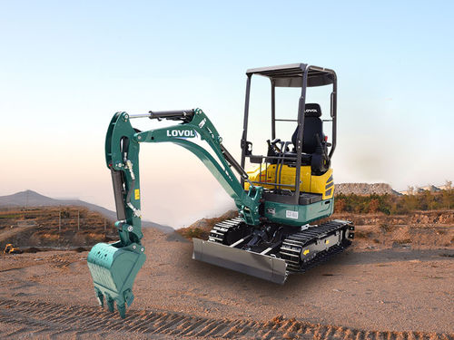 Mittelgroßer Bagger - FR18E2-u - Lovol Heavy Industry Co., Ltd. - auf Raupen / Diesel / für Baustellen