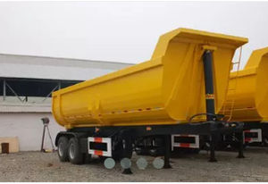Kipper-Sattelauflieger - CLW5310 - CLW GROUP - Baumaschinentransporter / für Schlauch / Stein