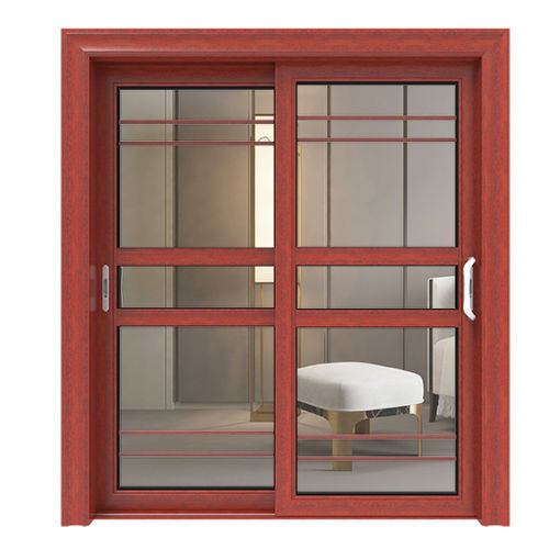 Schiebetür - J100 - Fujian Fen'an Aluminium Co., Ltd. - Aluminium / Holz / für den Innenbereich