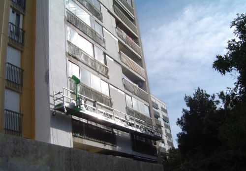 Plattform für Hubanwendungen - FT-007 - ACCESUS - hängend / für Baustellen / elektrisch