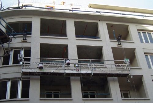 Plattform für Hubanwendungen - FT-006 - ACCESUS - hängend / für Baustellen / elektrisch