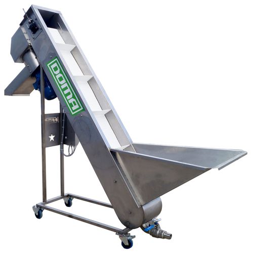 Lebensmittel-Waschanlage mit Bohnenmahlwerk - DMD 15 - Doma-Ker 2011 Kft. - für Gemüse / für Obst