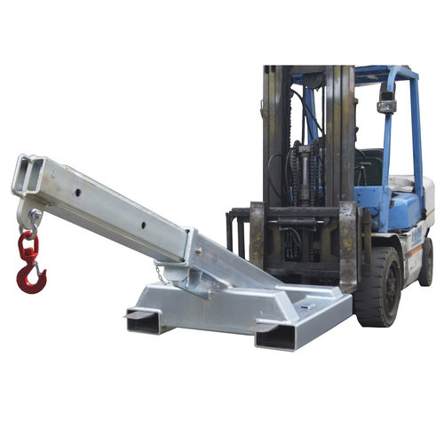 Schwenkkran für Gabelstapler - FJA750 - Longhe Intelligent Equipment Manufacturing Co.,Ltd - teleskopisch / für Baumaschinen / mit Greifvorrichtung
