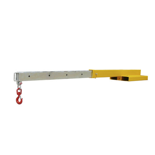 Schwenkkran für Gabelstapler - FJCL - Longhe Intelligent Equipment Manufacturing Co.,Ltd - teleskopisch / mit Greifvorrichtung