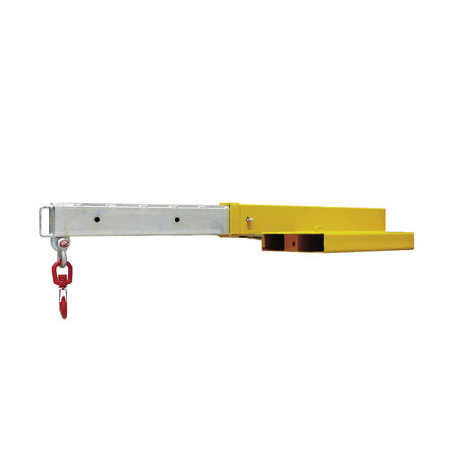 Schwenkkran für Gabelstapler - FJCS - Longhe Intelligent Equipment Manufacturing Co.,Ltd - teleskopisch / mit Greifvorrichtung