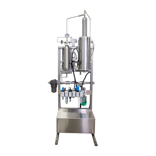 Halbautomatische Füllmaschine - MBC Aerosol - für Aerosol-Sprays / für die Kosmetikindustrie
