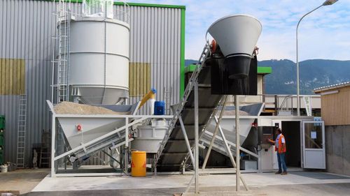 Automatische Betonmischanlage - Scandinavian UK Machines AB - mobil