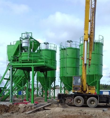 Festinstallierte Betonmischanlage - T-100 - Scandinavian UK Machines AB - automatisch