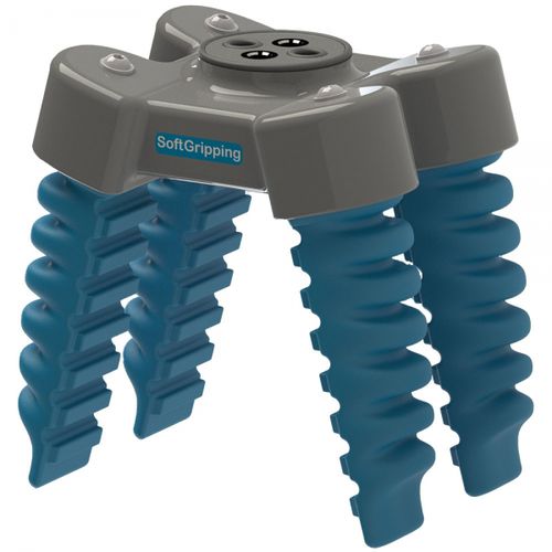Pneumatikgreifer - SoftGripping - weich / 4 Backen / Industrieroboter