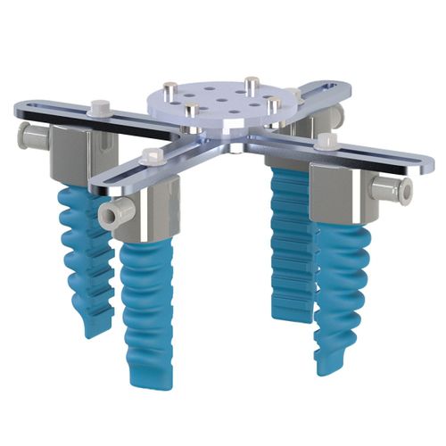 Pneumatikgreifer - SoftGripping - weich / 4 Backen / Industrieroboter