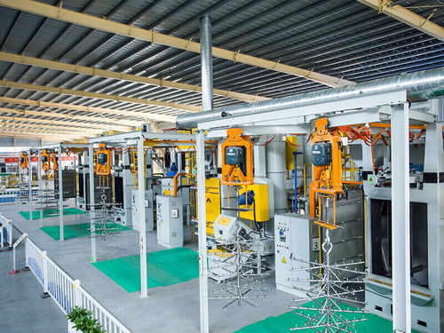 Strahlanlage mit Haken - MHB2 series - MAYFLAY Machinery (Huizhou) Co., Ltd. - Turbinen / für Metall / Blech