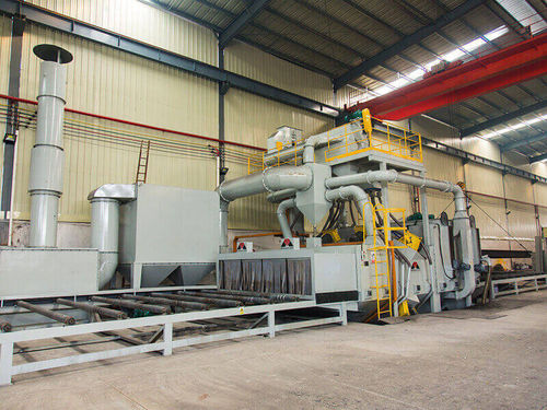 Rollbahn-Strahlanlage - MTR series - MAYFLAY Machinery (Huizhou) Co., Ltd. - Turbinen / für Metall / Blech