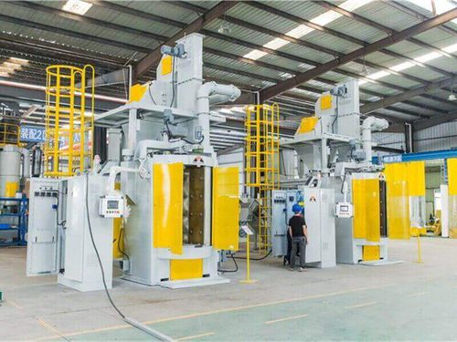 Drehtisch-Strahlanlage - MDT2 series - MAYFLAY Machinery (Huizhou) Co., Ltd. - Turbinen / für Metall / Blech