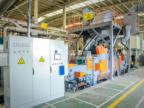 Rollbahn-Kugelstrahlanlage - MTR-1085P37-2 - MAYFLAY Machinery (Huizhou) Co., Ltd. - Turbinen / für Metall / Blech