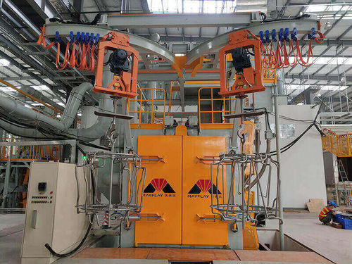 Kugelstrahlanlage mit Haken - MHB2-1616P37-4 - MAYFLAY Machinery (Huizhou) Co., Ltd. - Turbinen / für Metall / Blech