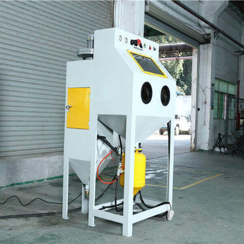 Injektor-Strahlkabine - MS series - MAYFLAY Machinery (Huizhou) Co., Ltd. - manuell / mit Drehtisch