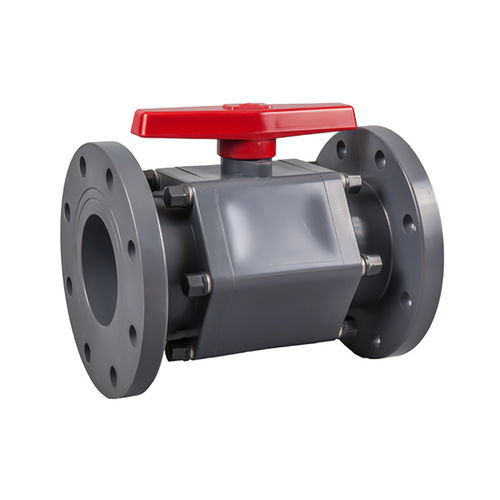 Kugelventil - Ningbo Baodi Plastic Valve Co., Ltd. - manuell / für Säure / Flansch