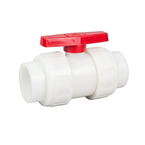 Kugelventil - Q61F-6S - Ningbo Baodi Plastic Valve Co., Ltd. - manuell / Steuerung / für Säure