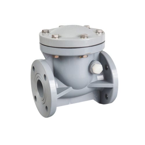 Klappenrückschlagventil - H44F-10S/F - Ningbo Baodi Plastic Valve Co., Ltd. - für Wasser / DIN / JIS