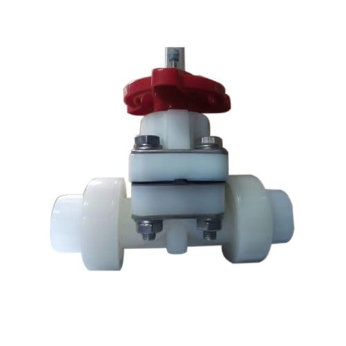 Membranventil - G41F-6S - Ningbo Baodi Plastic Valve Co., Ltd. - manuell / Durchsatzkontrolle / für Säure