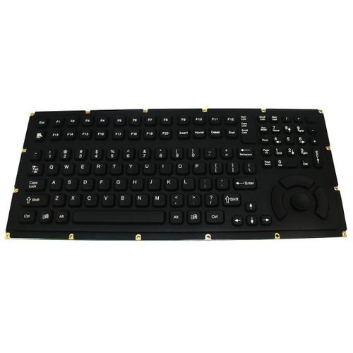 Einbaufähige Tastatur - MKB-113-FSN - MATE TECHNOLOGY SHENZHEN LIMITED - mit mechanischen Tasten / mit Maus / Industrie
