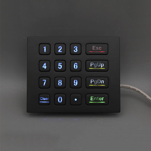 Nummernblock / schwarzes Titan - MKA-16-NLBF-MX - MATE TECHNOLOGY SHENZHEN LIMITED - 16 Tasten / einbaufähig / IP65