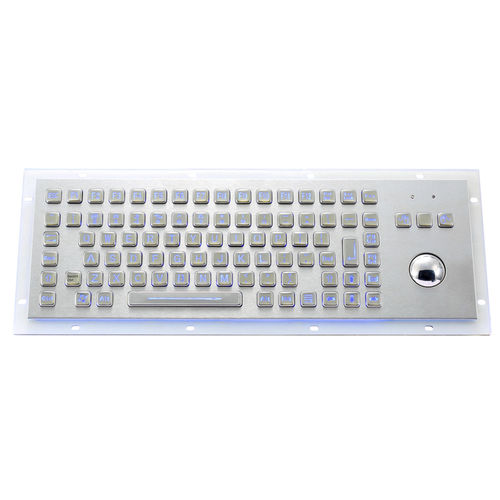 Hinterleuchtete Tastatur - MKA-89-BL - MATE TECHNOLOGY SHENZHEN LIMITED - einbaufähig / mit mechanischen Tasten / 3 Maustasten