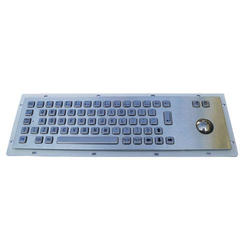 Vandalismussichere Tastatur - MKA-65-B - MATE TECHNOLOGY SHENZHEN LIMITED - einbaufähig / mit mechanischen Tasten / 2 Maustasten