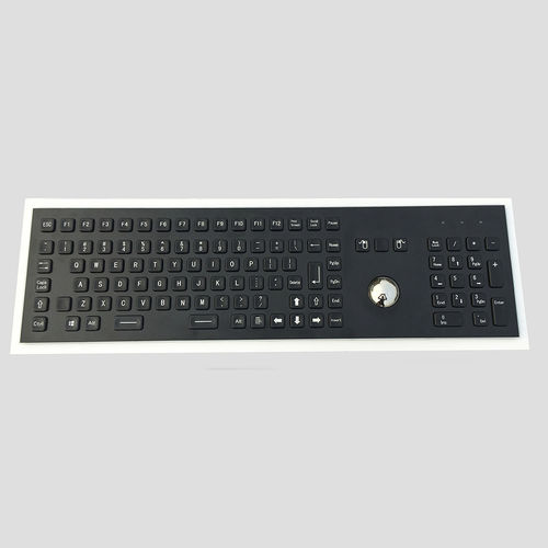 Einbaufähige Tastatur - MKA-103-BNBF  - MATE TECHNOLOGY SHENZHEN LIMITED - mit mechanischen Tasten / 2 Maustasten / 101-104 Tasten
